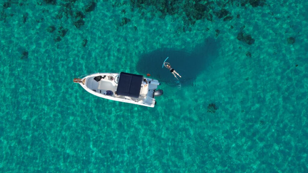 snorkel from a priavte boat trip